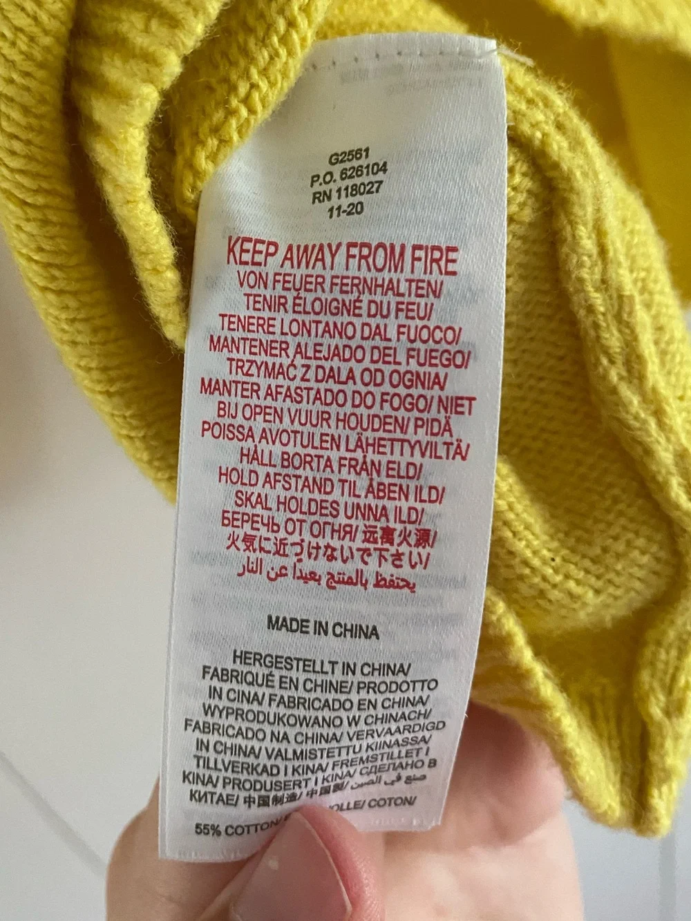 Mini Boden Yellow Duck Cardigan Sweater